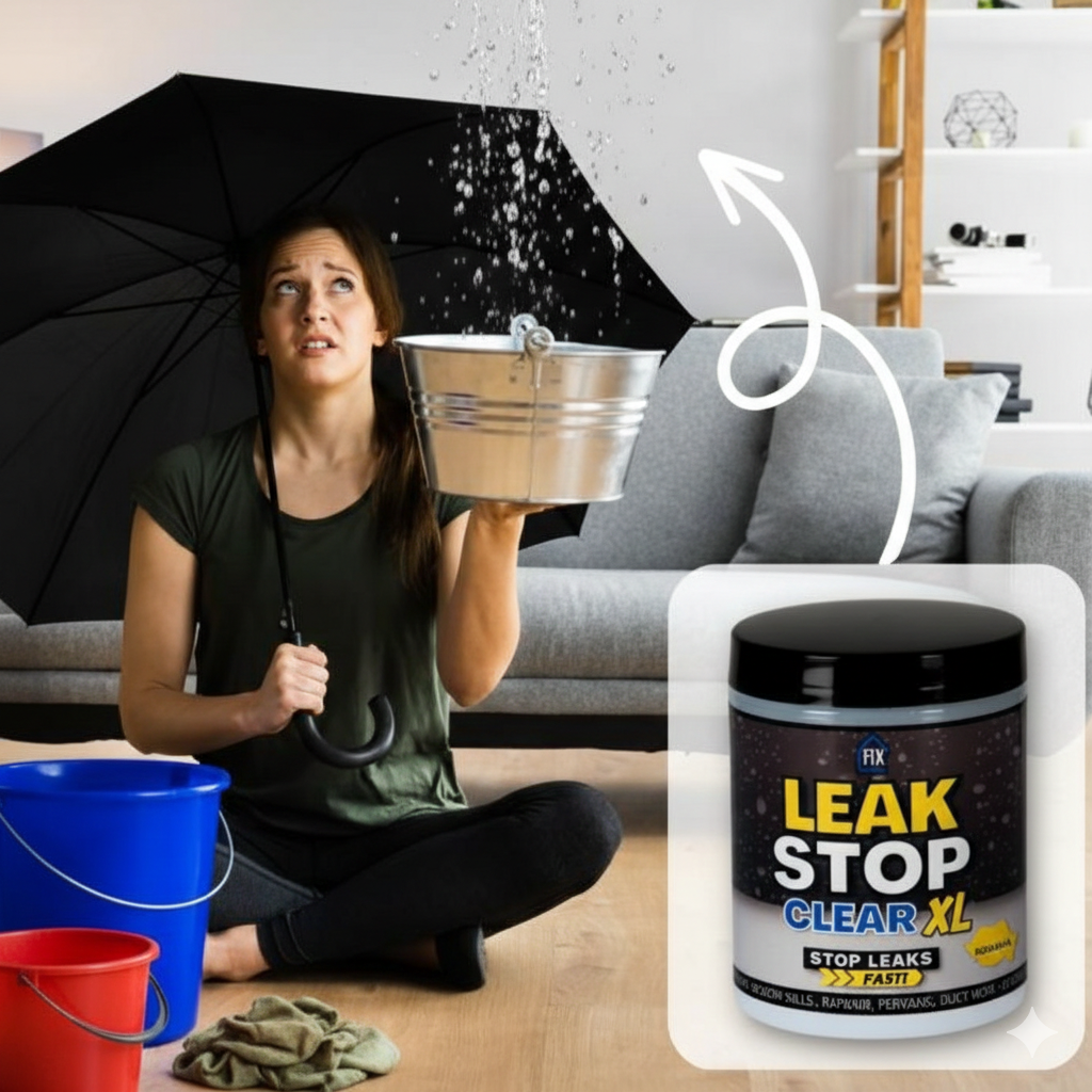 Repară fără să dai bani la meșter pentru orice crăpătură!Folosește Gelul Transparent care nu mai lasă apa să treacă.